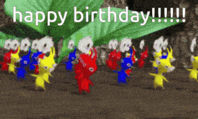 Pikmin Happy Birthday GIF - Pikmin Happy Birthday GIFs