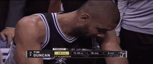 Tim Duncan Realizing He Has Arms GIF - Sports Wtf Weird GIFs