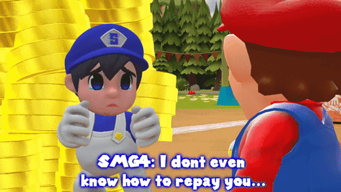 Smg4 I Dont Even Know How To Repay You GIF - Smg4 I Dont Even Know How To Repay You I Dont Know How To Repay You GIFs