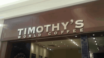 Timothys World Coffee Coffee Shop GIF - Timothys World Coffee Coffee Shop Canadian Coffee Shops GIFs