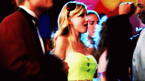 Glee Brittany Pierce GIF - Glee Brittany Pierce Dancing Queen GIFs