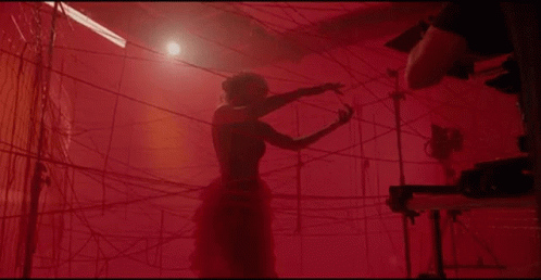 Red Lights Strings GIF - Red Lights Strings Cut Through GIFs