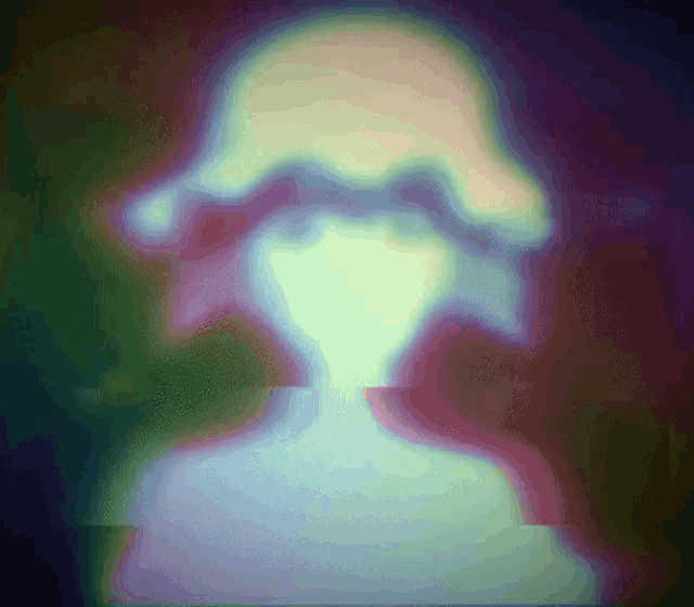 a painting of a person with a hat on