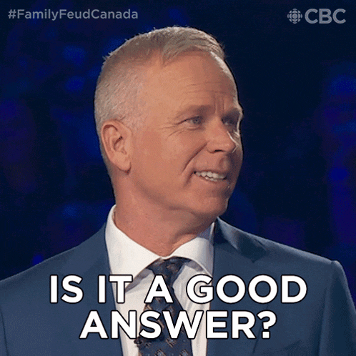 Is It A Good Answer Gerry Dee GIF - Is It A Good Answer Gerry Dee Family Feud Canada GIFs