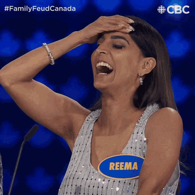 Oh No Reema GIF - Oh No Reema Family Feud Canada GIFs