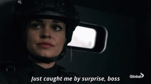 Swat Christina Alonso GIF - Swat Christina Alonso Just Caught Me By Surprise Boss GIFs