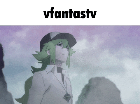 a picture of a man with green hair and the words vfantastv