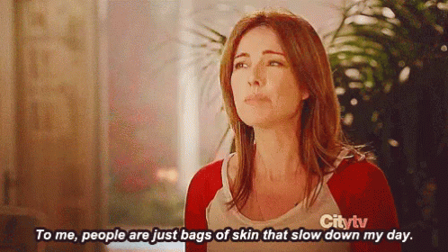 Bags Of Skin GIF - Cougartown People Bags GIFs