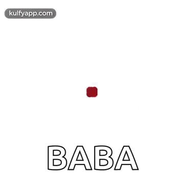 a happy day baba greeting card with hearts on a white background