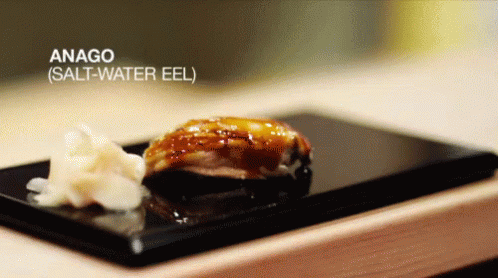 Anago GIF - Sushi Japanesefood Sashimi GIFs