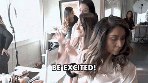 Be Excited Deena Cortese GIF - Be Excited Deena Cortese Jersey Shore Family Vacation GIFs
