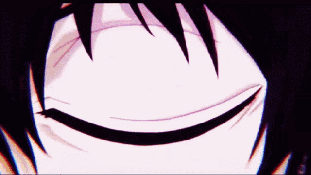 a close up of a person 's face with a smiley face