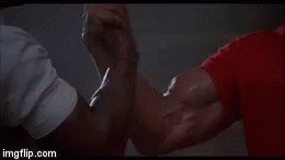 Arnold Schwarzenegger Manly Handshake GIF - Arnold Schwarzenegger Manly Handshake Predator GIFs