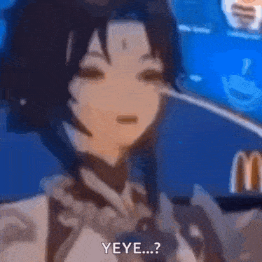 a blurred image of a girl with a mcdonald 's logo in the background .