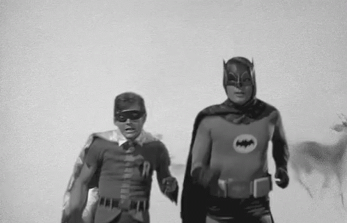 Batman Running Away GIF - Batman Running Away Robin GIFs