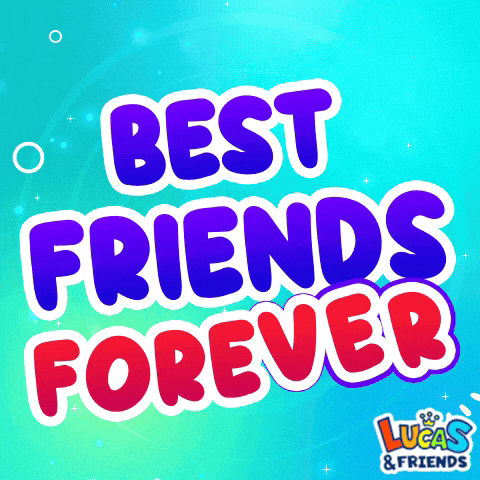 a poster that says " best friends forever " on it