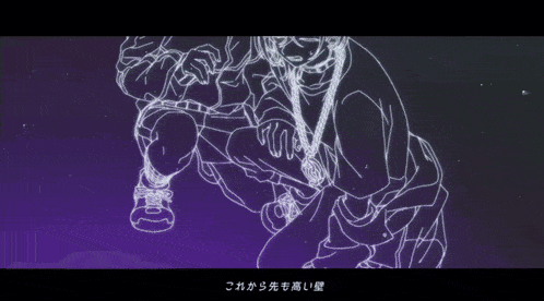 two anime characters are standing next to each other and the words baby are on the bottom right