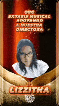 a picture of a woman with glasses and the name lizzitha