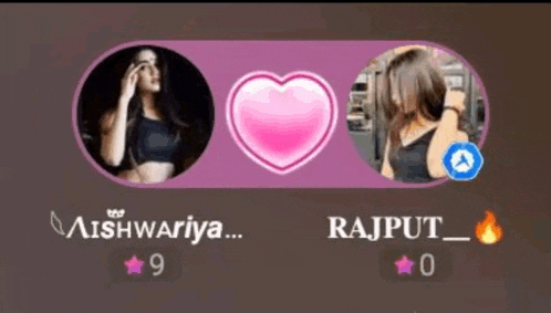 a screenshot of a video with two girls and the name rajput
