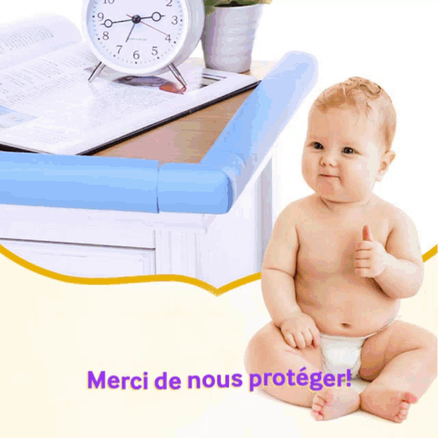 Protection Enfant Cute Baby GIF - Protection Enfant Cute Baby Baby Protection GIFs