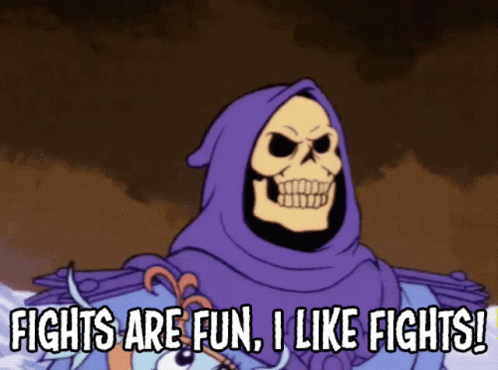 Masters Of The Universe Skeletor GIF - Masters Of The Universe Skeletor Fights Are Fun GIFs