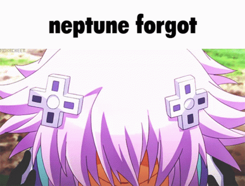 Neptune Forgot Sad Neptune GIF