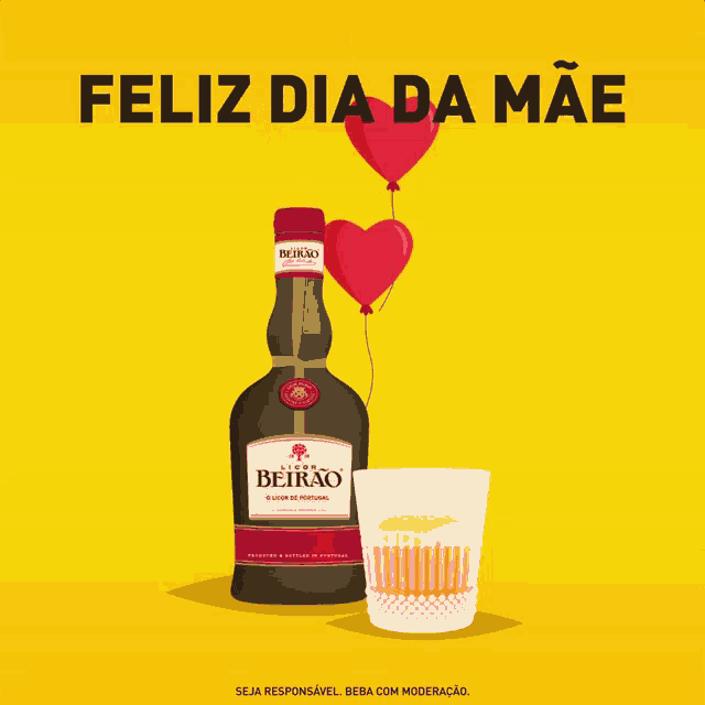 a bottle of vinho beirão next to a glass