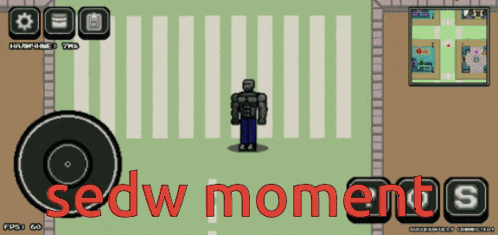 a screenshot of a video game with the words sedw moments below it