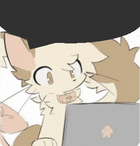 a drawing of a cat wearing a hat using a laptop computer