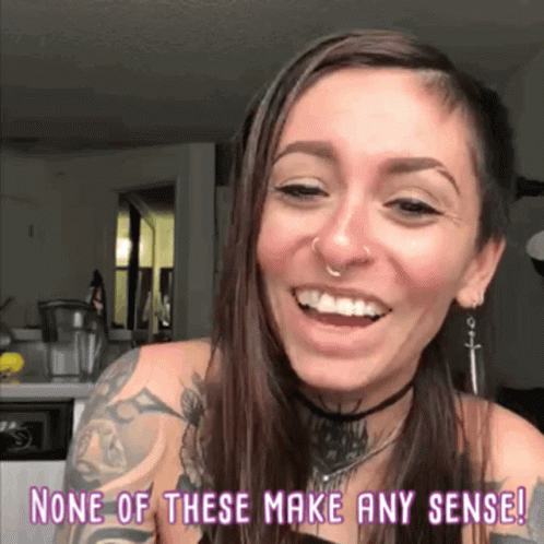 Tv Personality Angel Rose GIF - Tv Personality Angel Rose None Of These Make Any Sense GIFs
