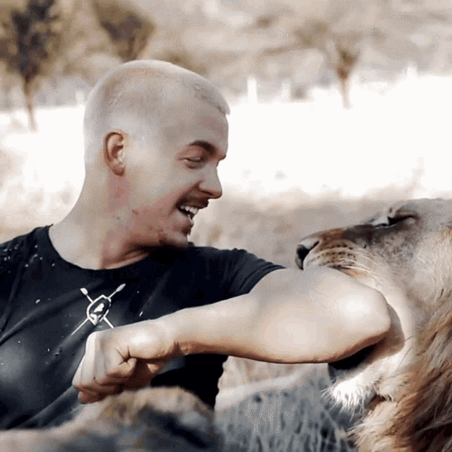 Biting Dean Schneider GIF - Biting Dean Schneider Part Of The Lion Pride GIFs