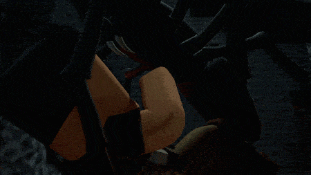 a computer generated image of a person holding a piece of wood