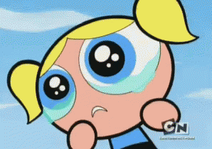 Cute, On The Verge Of Losing It. GIF - The Powerpuff Girls Bubbles Cry GIFs