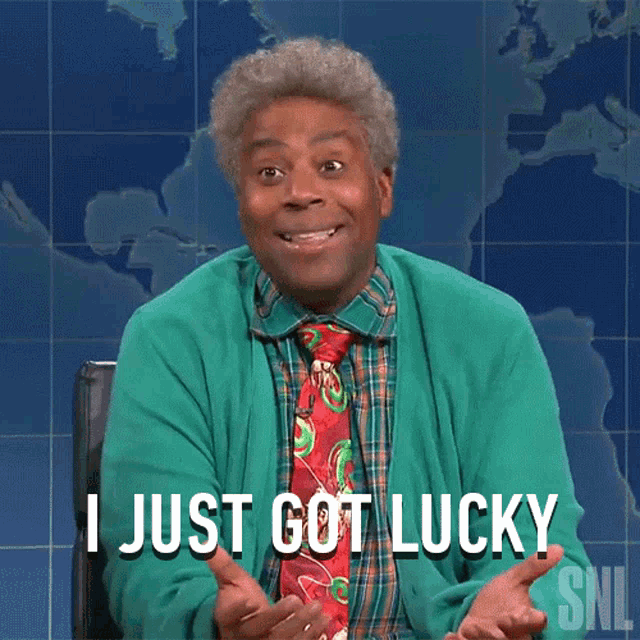 I Just Got Lucky Willie GIF - I Just Got Lucky Willie Saturday Night Live GIFs