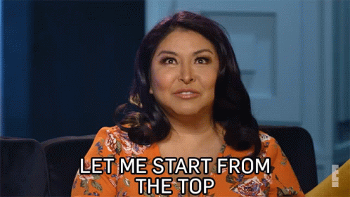 Let Me Start From The Top For Real The Story Of Reality Tv GIF