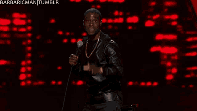 a man giving a speech with the words are you done on the bottom