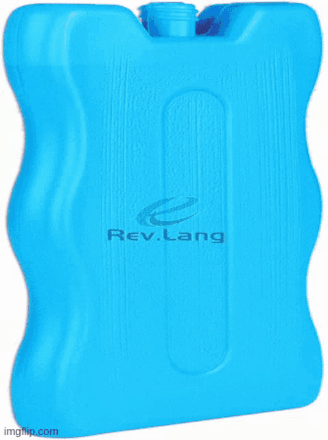 a box of rev.lang ice packs sitting on a table