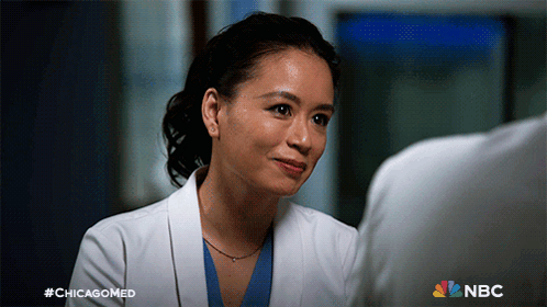 Smiling Dr Grace Song GIF - Smiling Dr Grace Song Chicago Med GIFs