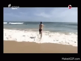 Beach Camarinha GIF - Beach Camarinha Jump GIFs