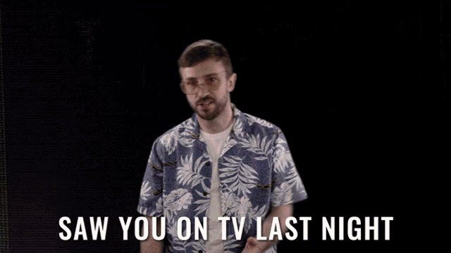 Saw You On Tv Last Night Peter Hollens GIF - Saw You On Tv Last Night Peter Hollens Quarantine Song GIFs