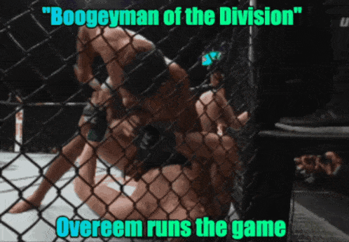 a ufc fighter named boogeyman of the division runs the game