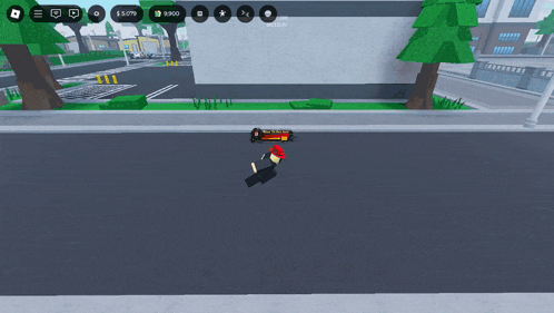 a screenshot of a video game shows a person holding a sword and a tree in the background
