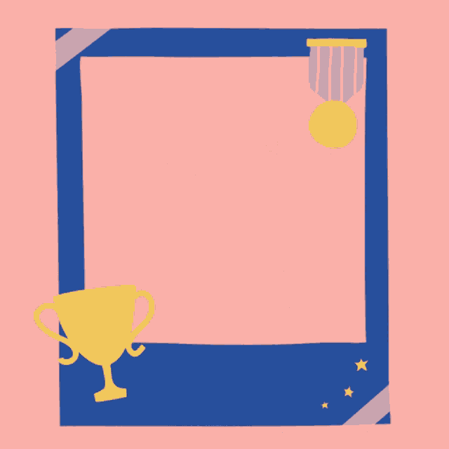 a picture of a man in a graduation cap and gown holding a medal and a trophy