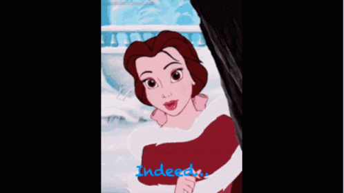 Indeed Belle GIF - Indeed Belle Disney Princess GIFs