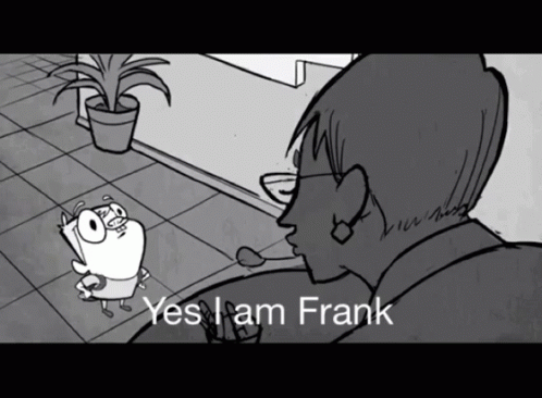 Frank Yes GIF