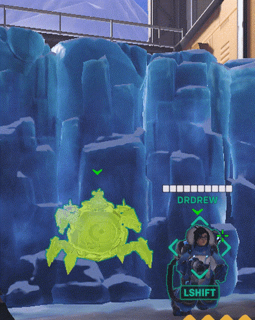 a screenshot of a video game that says lshift on the bottom right