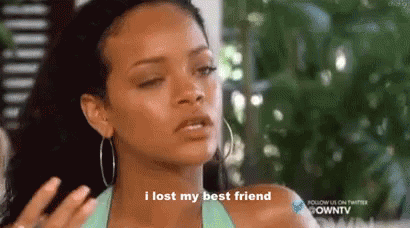 Crying Rihanna GIF - Crying Rihanna Ilostmybestfriend GIFs