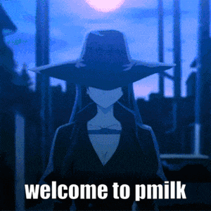 a picture of a woman with the words welcome to pmilk