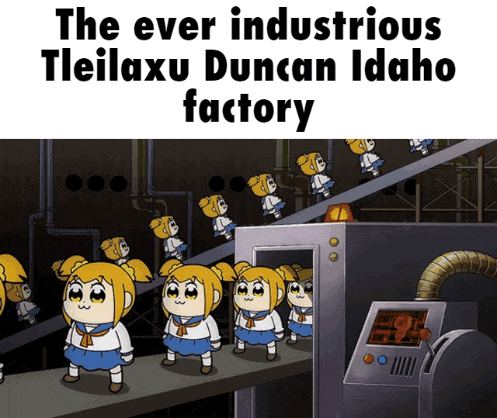 the ever industrious tleilaxu duncan idaho factory animated cartoon