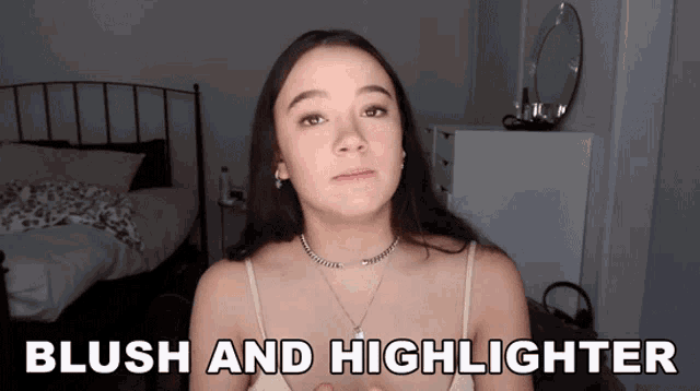 Blush And Highlighter Fiona Frills GIF - Blush And Highlighter Fiona Frills Fiona Frills Vlogs GIFs